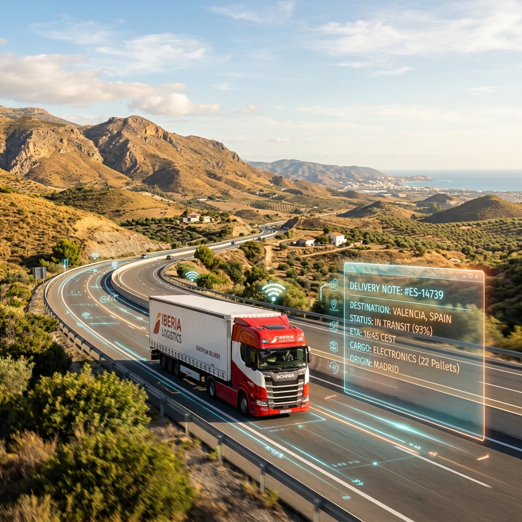 Digital Waybills (e-CMR) Become Standard Across Iberian Highways